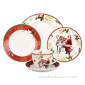 Europese kerststijl Decal Print keramisch servies